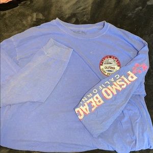 Vintage wash pismo beach long sleeve